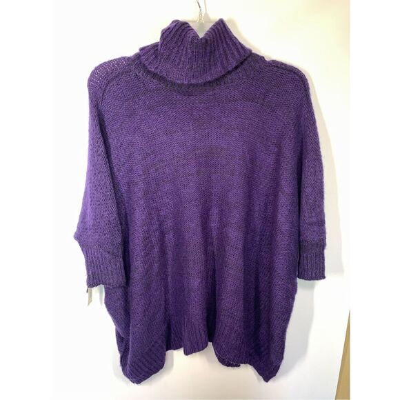 -2. Metaphor Women’s Missy Sweater Oversized Cowl Sweater Purple Medium NWT - Picture 8 of 8
